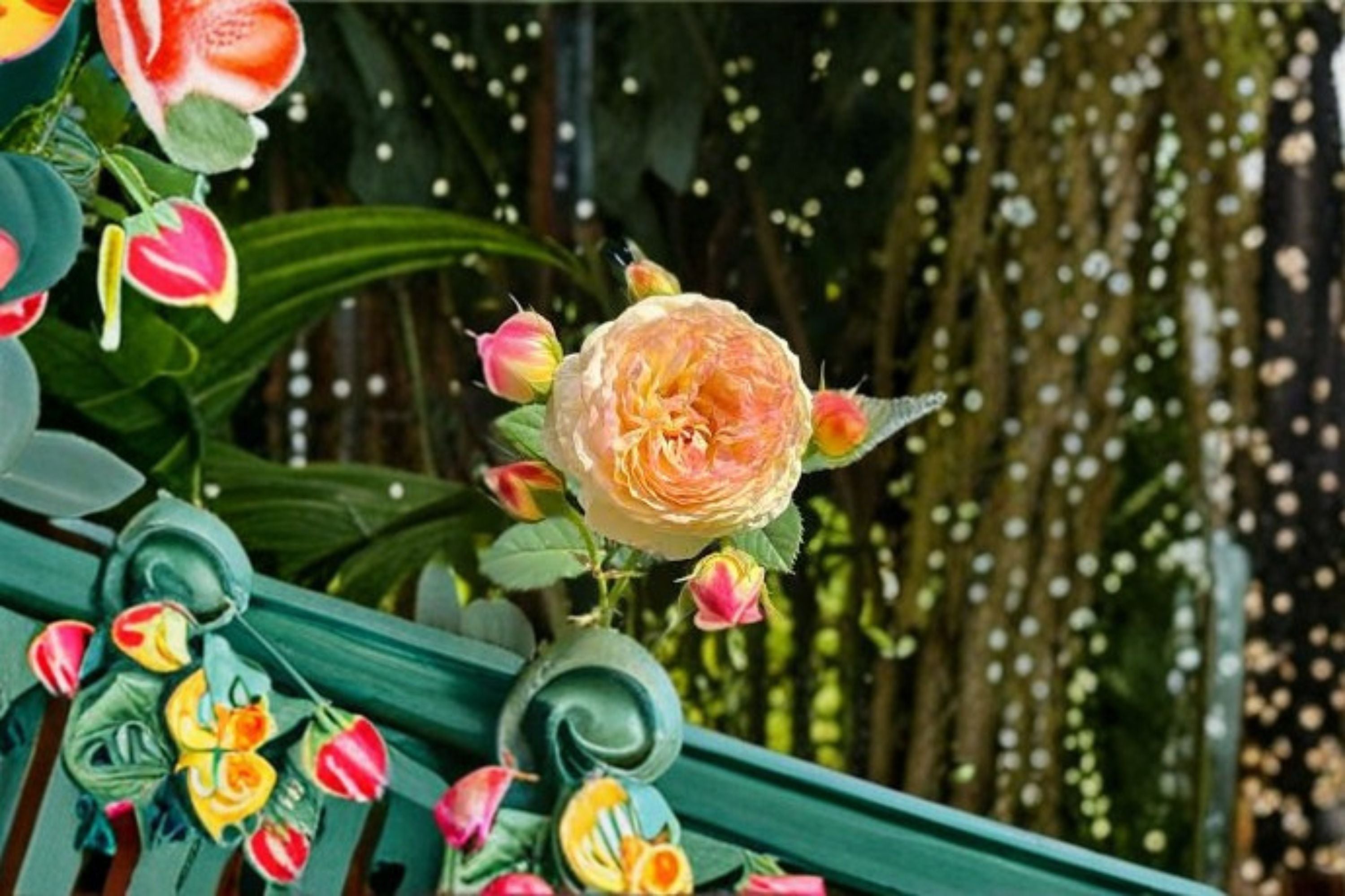 Rosomane Janon Rose Live Plant – Fragrant French Repeat Blooming Rose