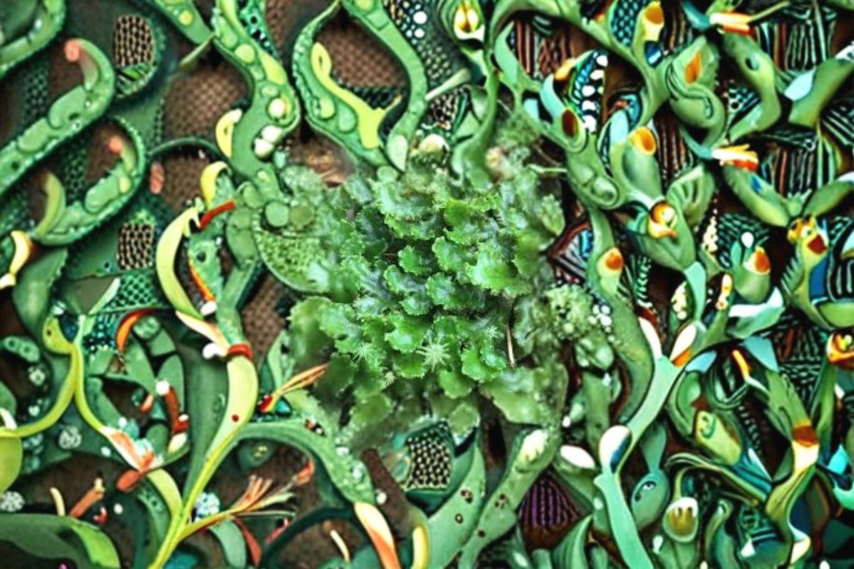 Umbrella Liverwort Plant – Marchantia polymorpha for Terrariums & Vivariums