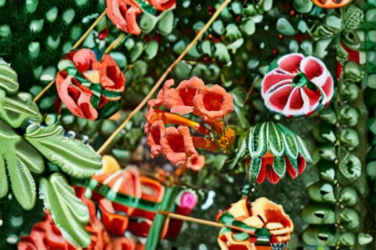 Tangerine Beauty Crossvine Live Rooted Starter Plant – Bignonia capreolata Vine