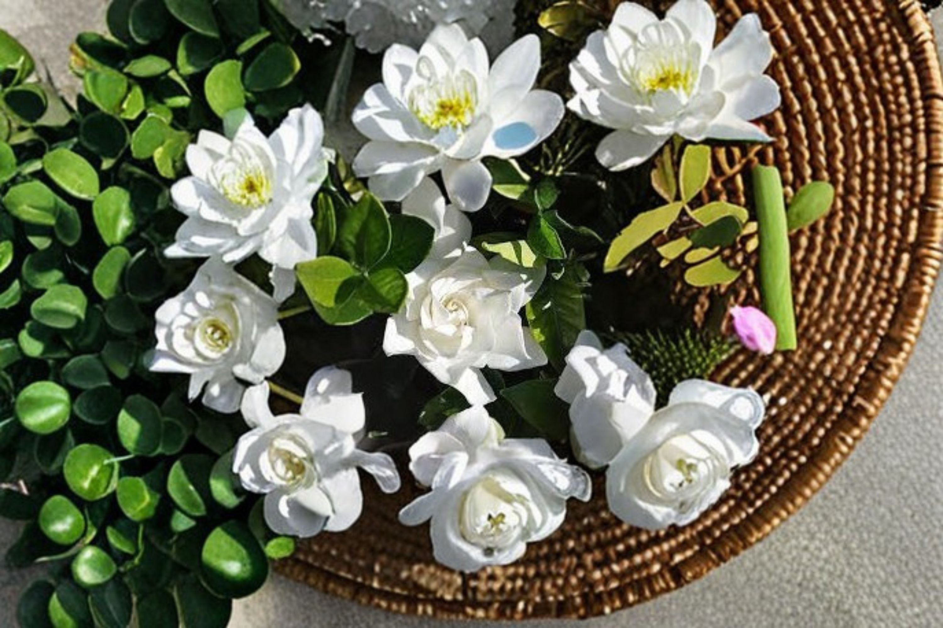 Cape Jasmine 2 Plants – Gardenia jasminoides Evergreen Flowering Shrubs