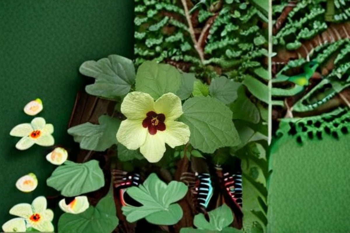Yellow Hibiscus calyphyllus 100 Seeds – Lemon Rosemallow Hibiscus Flowering Perennial