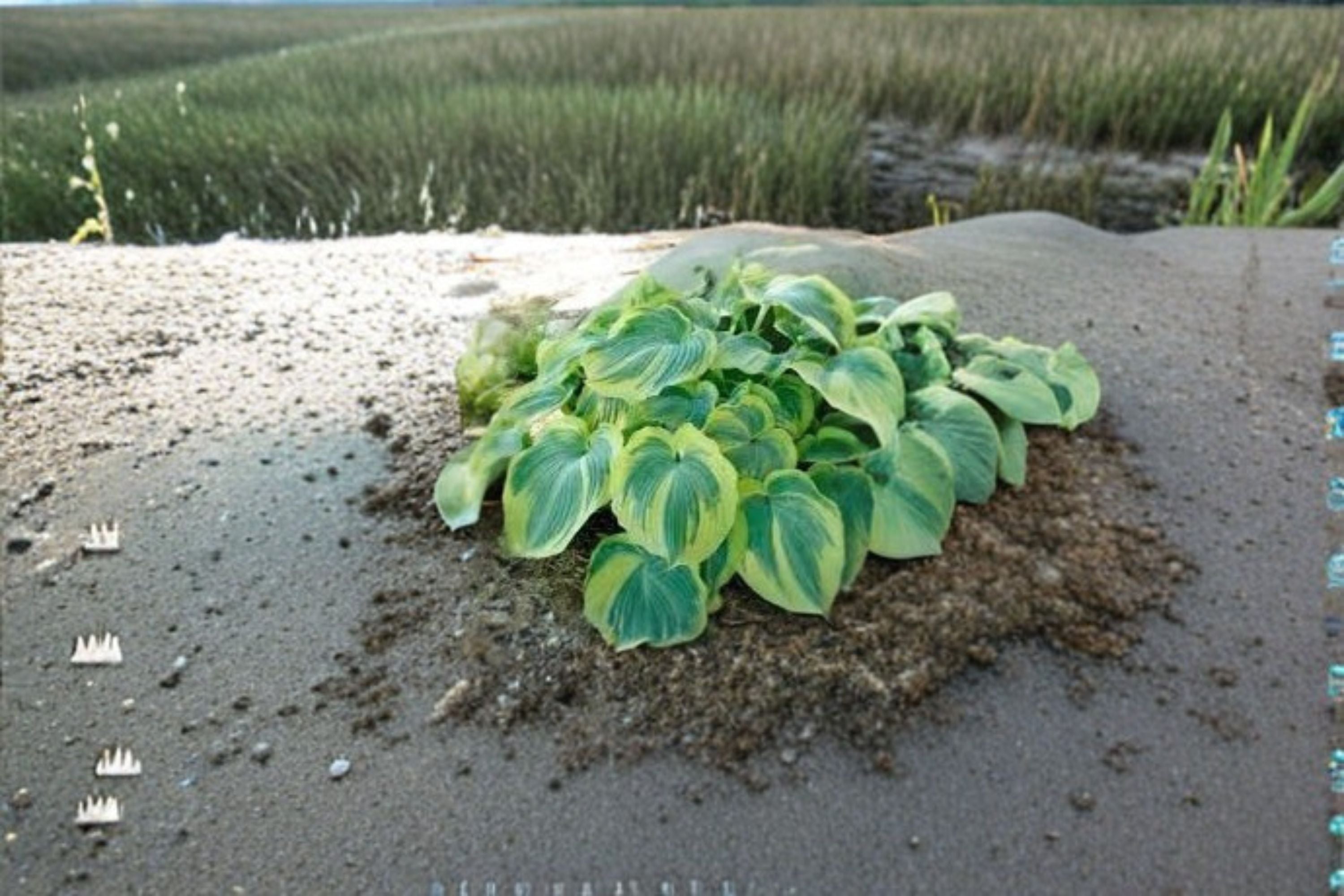 Earth Angel Hosta Plant – Variegated Shade Perennial with Purple Flowers