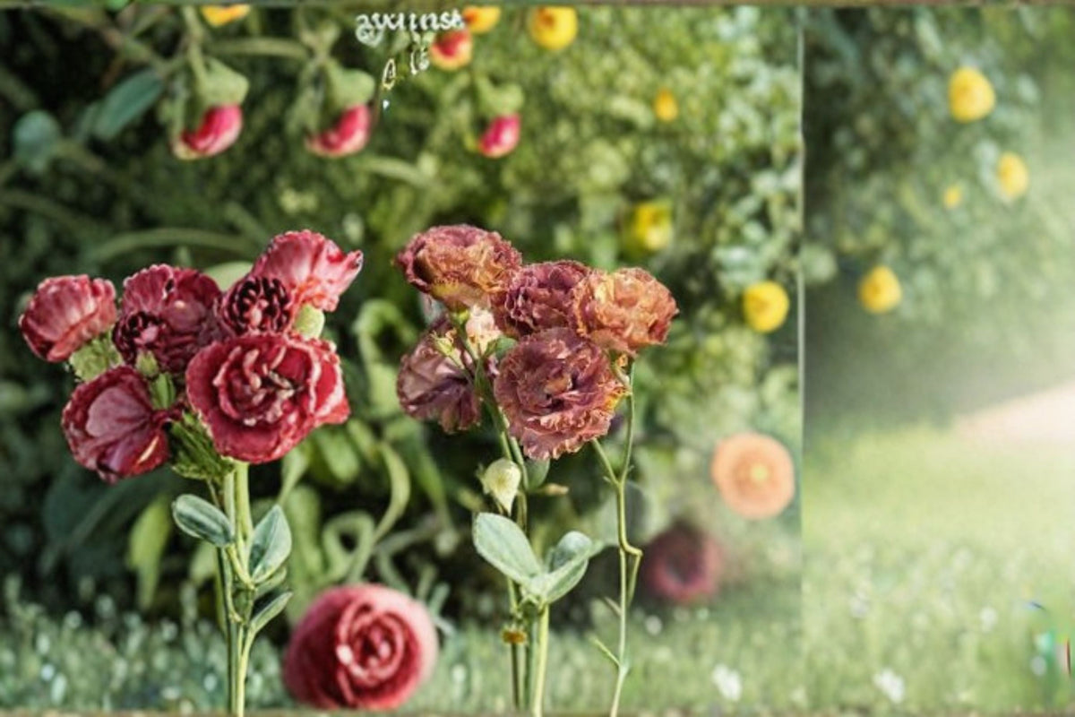 Lisianthus Rosanne Series Plant – Eustoma grandiflorum Live Plant for Garden and Containers