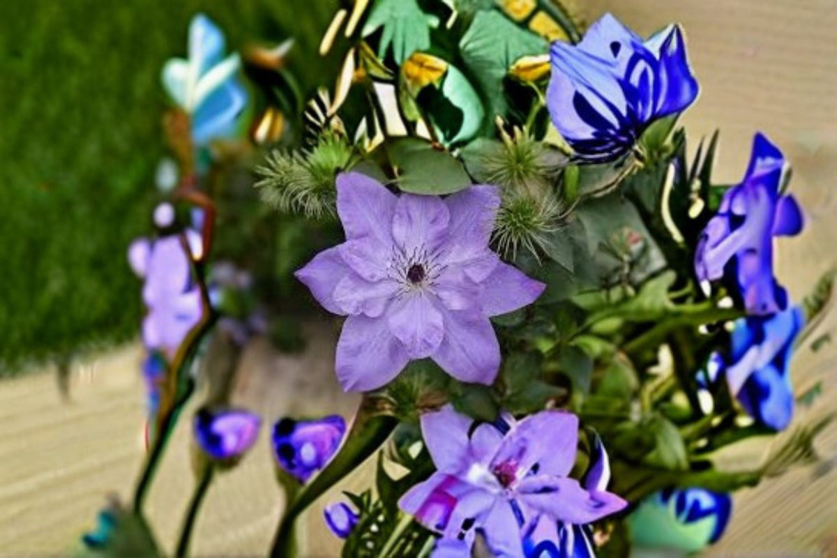 Reflection Clematis Live Plant – Pink Purple Large Flowering Vine