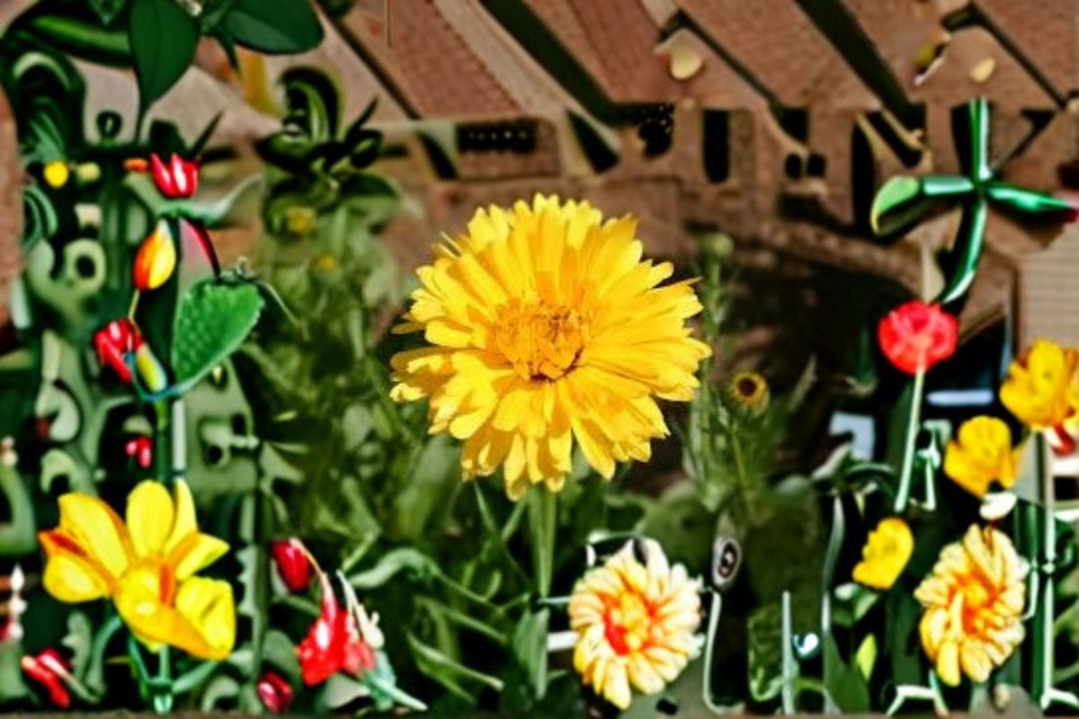 Calendula Seeds Pacific Beauty Dark Yellow - Annual Flower, Bright Yellow Blooms, Garden Border, Container Plant, 100 Seeds