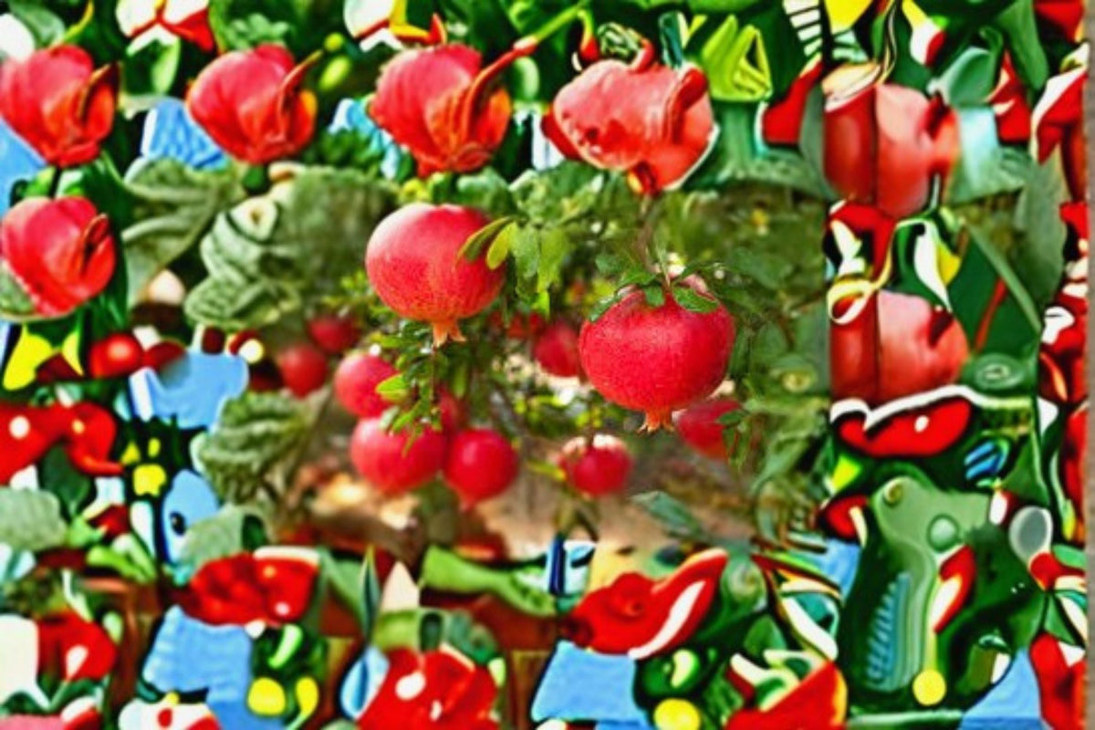 Pomegranate 7 Cuttings – Punica granatum Fruit Tree Cuttings for Propagation