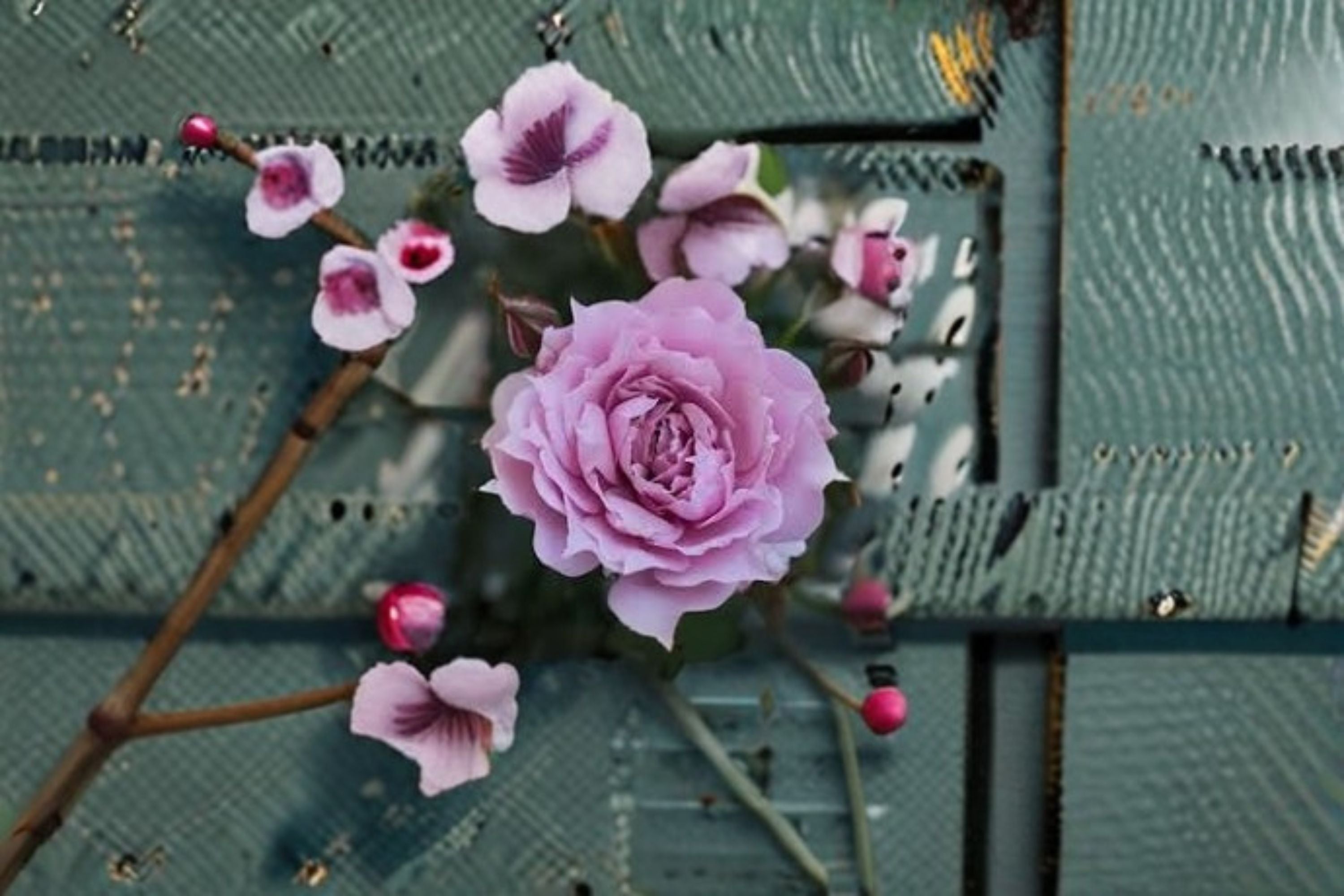 Huanzi Rose Live Plant – Fragrant Purple Own Root Shrub Rose