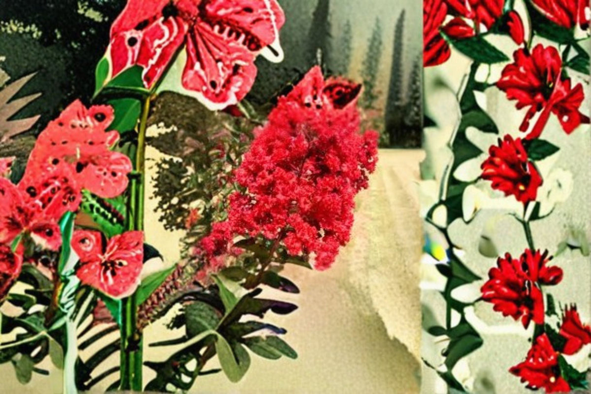 Red Rocket Crepe Myrtle 1 Plant – Lagerstroemia indica ‘Whit IV’ | Deciduous Flowering Tree
