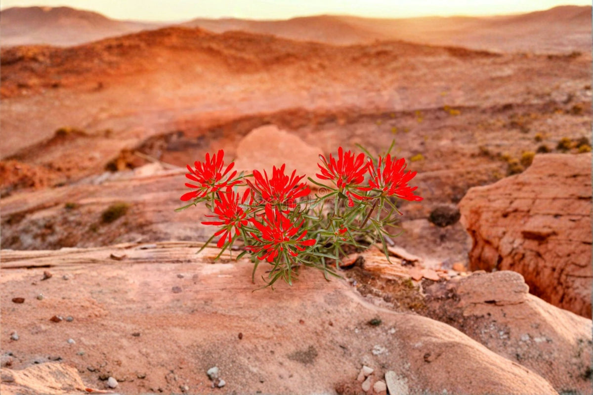 Indian Paintbrush Seeds - Castilleja angustifolia Wildflower Seeds, Showy Red, Native Garden, 300 Seeds