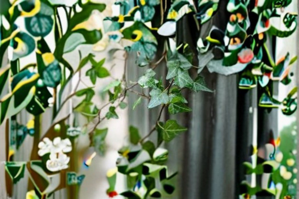 English Ivy 12 Cuttings – Hedera helix Evergreen Climbing Vine