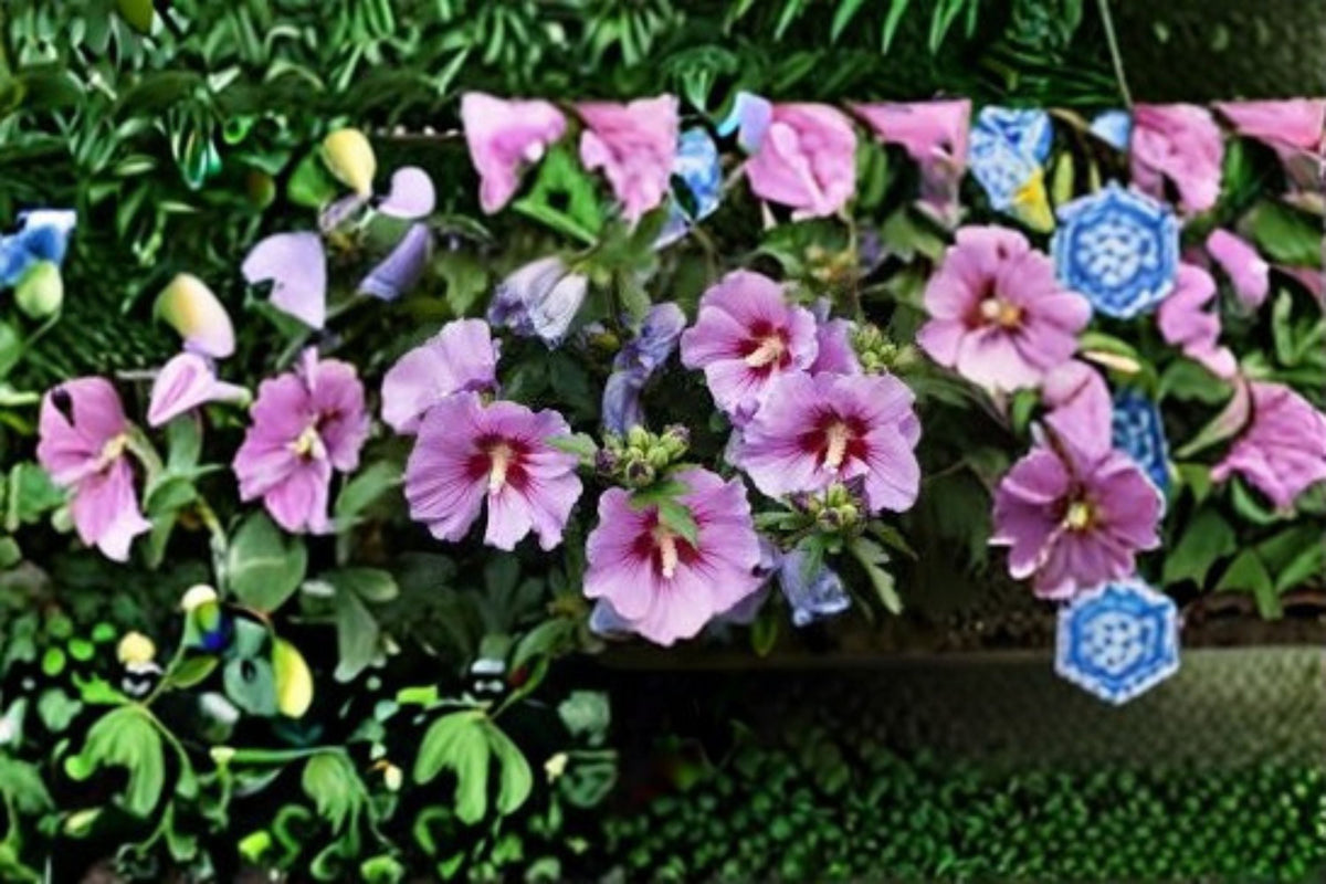 Rose of Sharon Seeds Hibiscus syriacus Pink Purple White Flowering Shrub Garden Plant Seeds