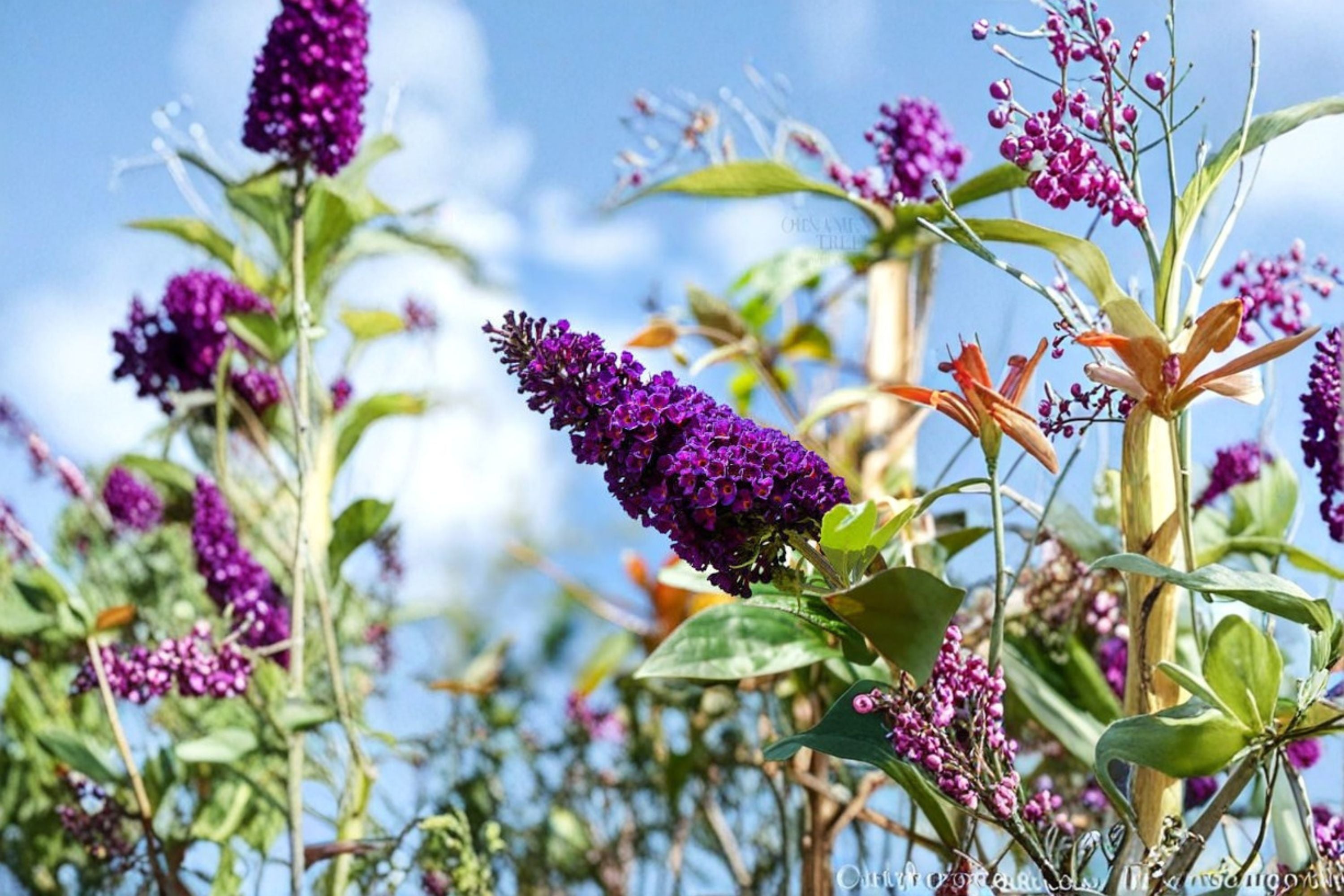 Black Purple Butterfly Bush Live Plant – 5–10 Inch Tall Buddleia Shrub for Pollinator Gardens