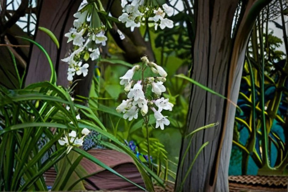 Foxglove Beardtongue Seeds, Penstemon digitalis, White Native Perennial Wildflower Seeds, Garden Flower Planting, 100 Seeds