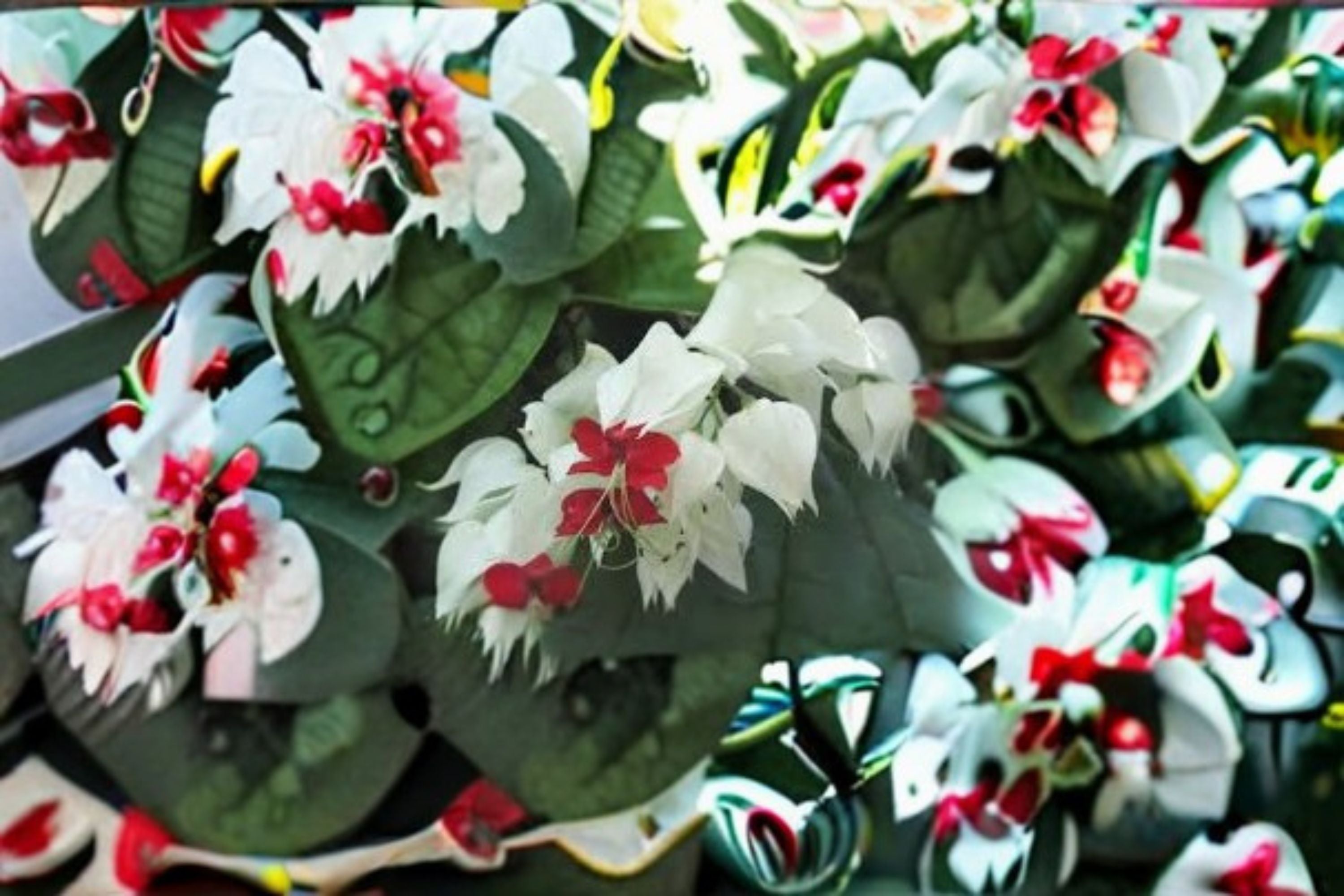 White Bleeding Heart Vine Live Plant – Clerodendrum thomsoniae White Form