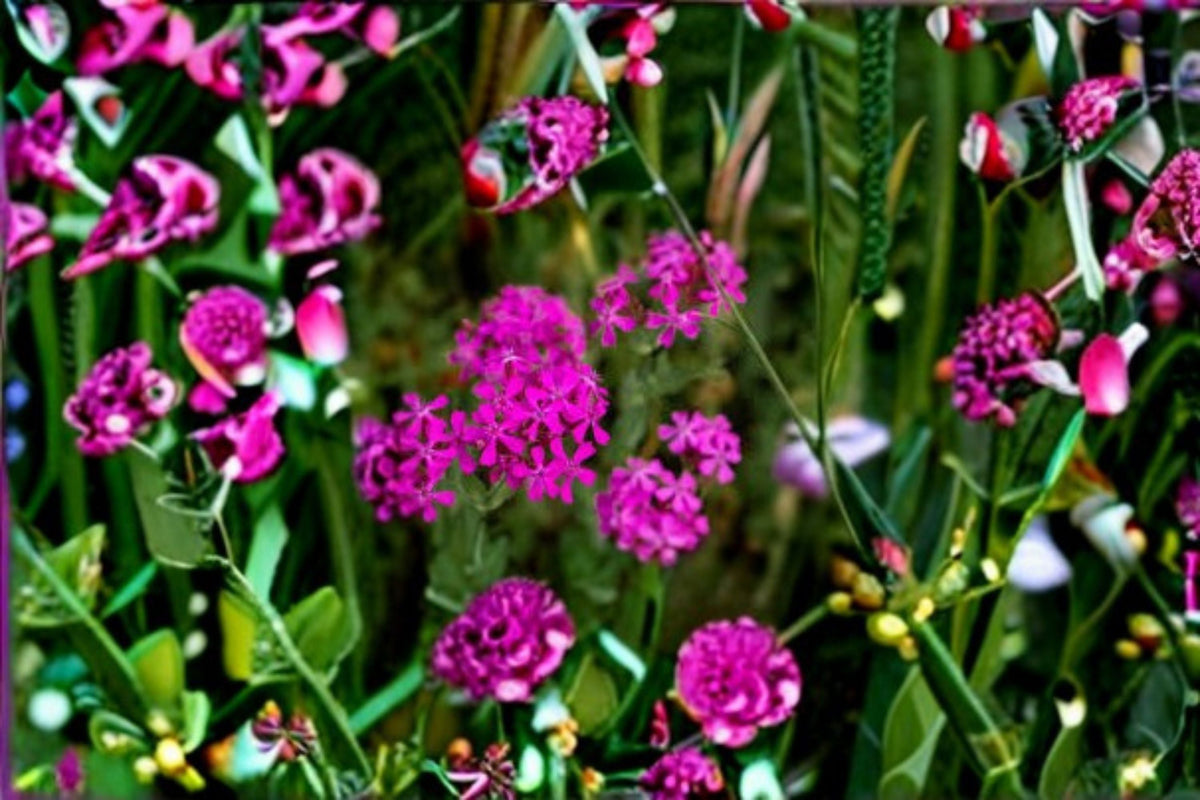Catchfly Seeds - Silene armeria Pink Wildflower Seeds, Annual Garden Flower, Easy to Grow, 100 Seeds