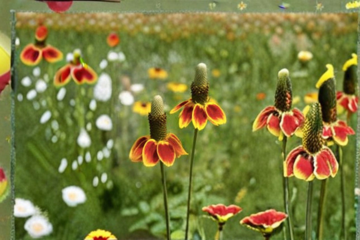 Mexican Hat Seeds - Perennial Wildflower, Red & Yellow, Pollinator & Drought Tolerant, Ratibida columnifera pulchra, 250 Seeds