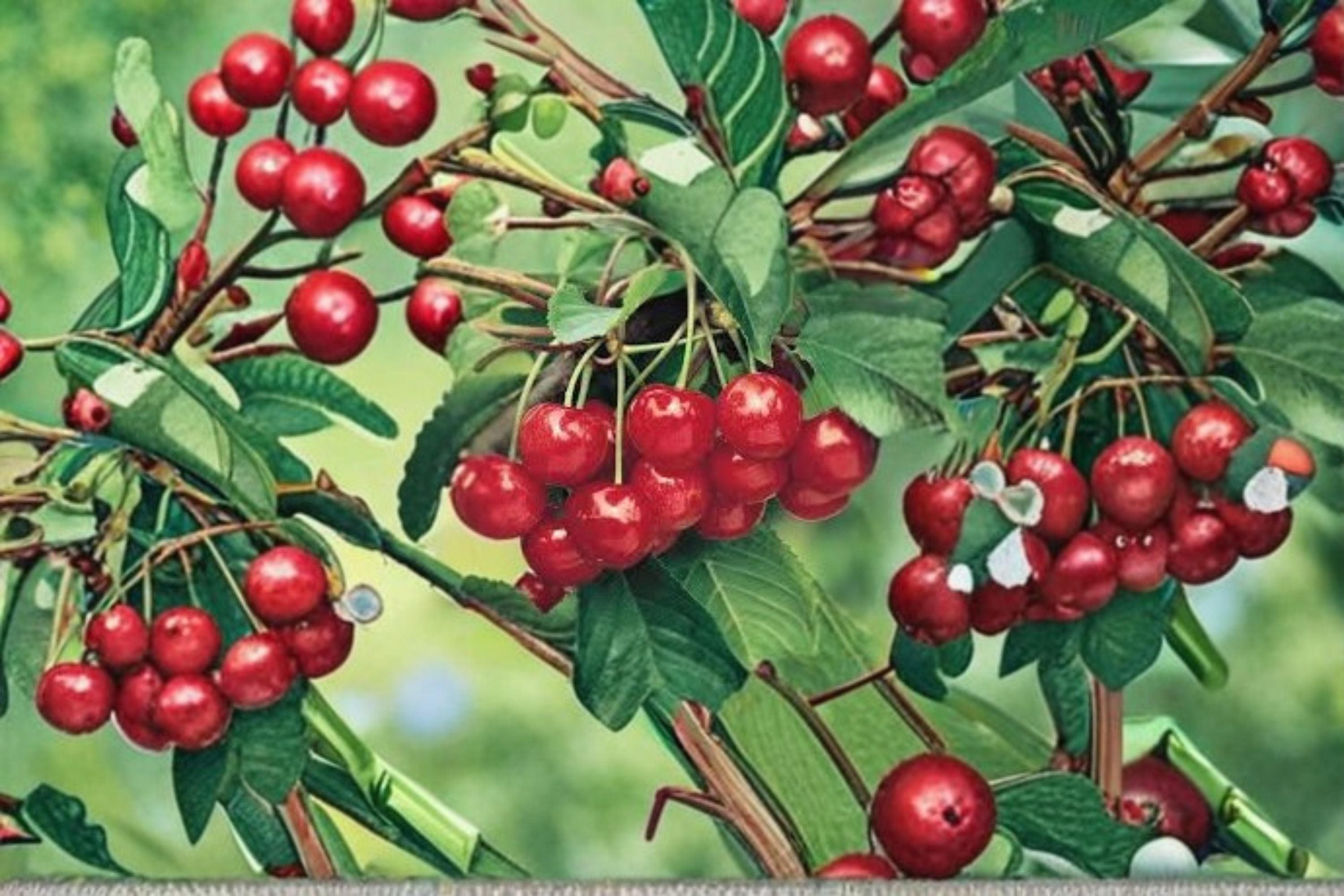 Montmorency Cherry 6 Cuttings – Prunus cerasus Tart Cherry Tree