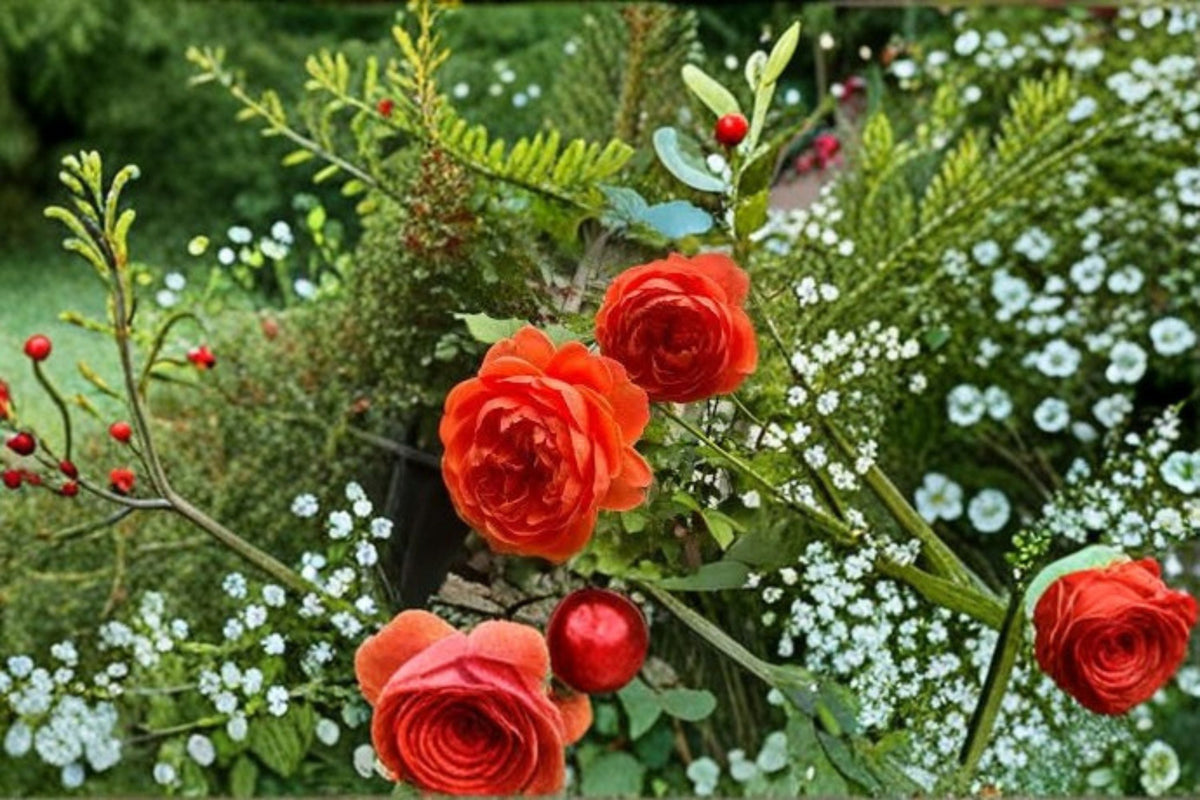 Austango Rose Own Root Live Plant – Ornamental Garden Rose