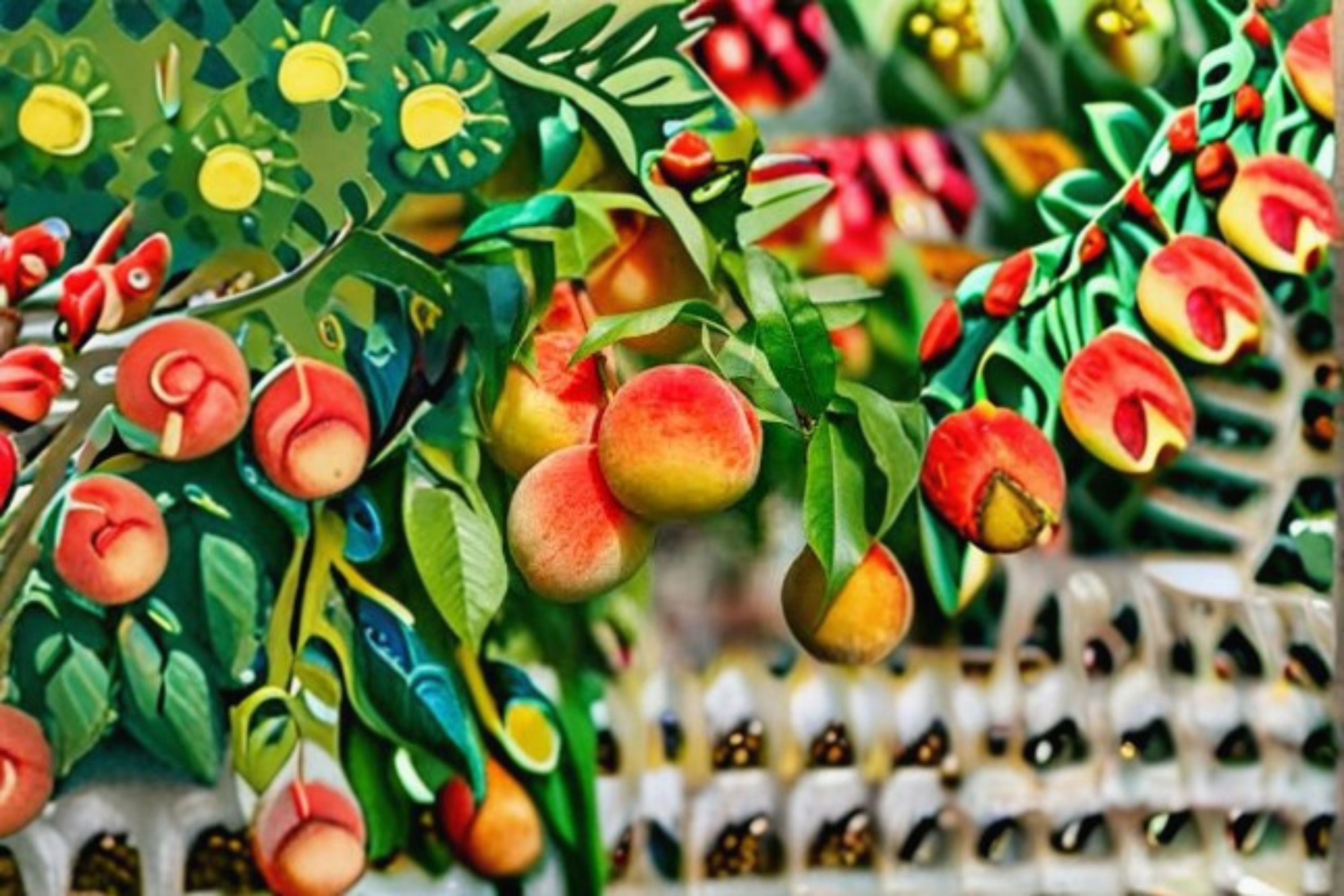 Peach 7 Cuttings – Prunus persica Live Fruit Tree Cuttings for Propagation