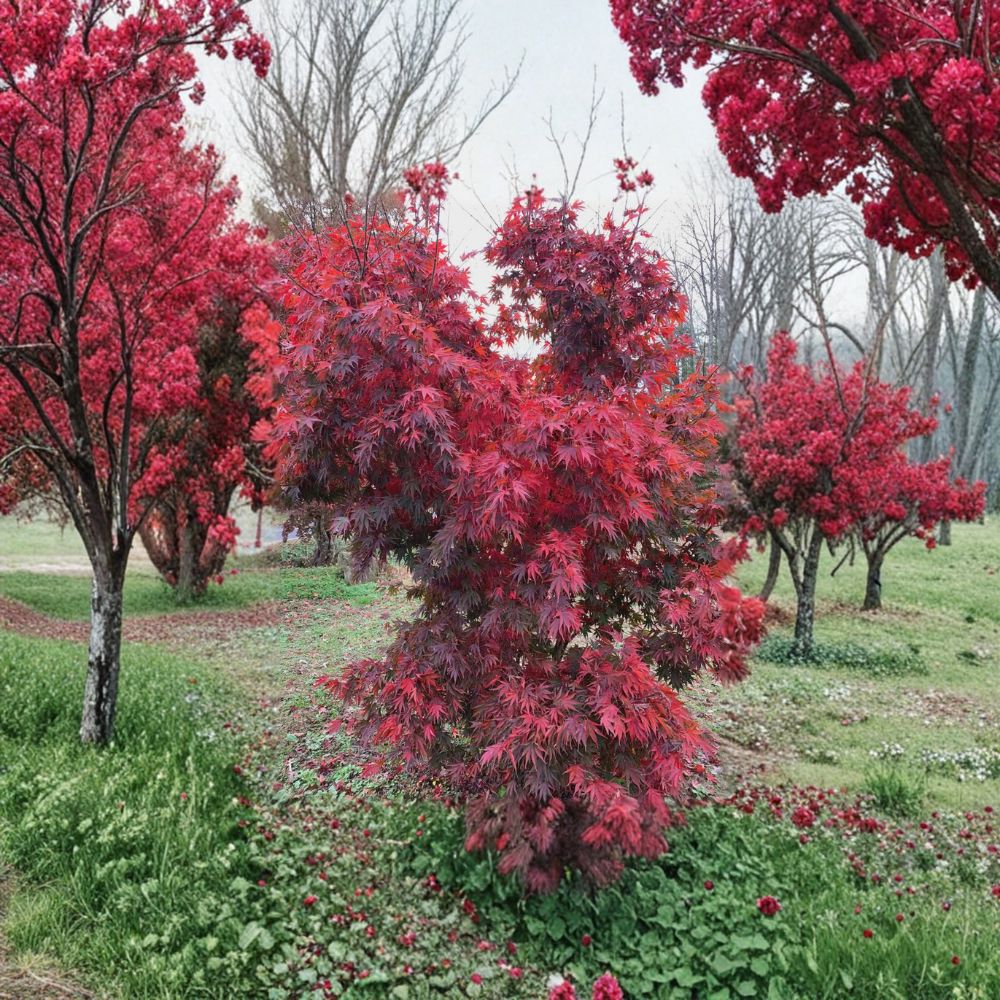 Acer ‘Red Dawn’ Japanese Maple – Full Moon Hybrid, 25–30 Inches Tall, #3 Container