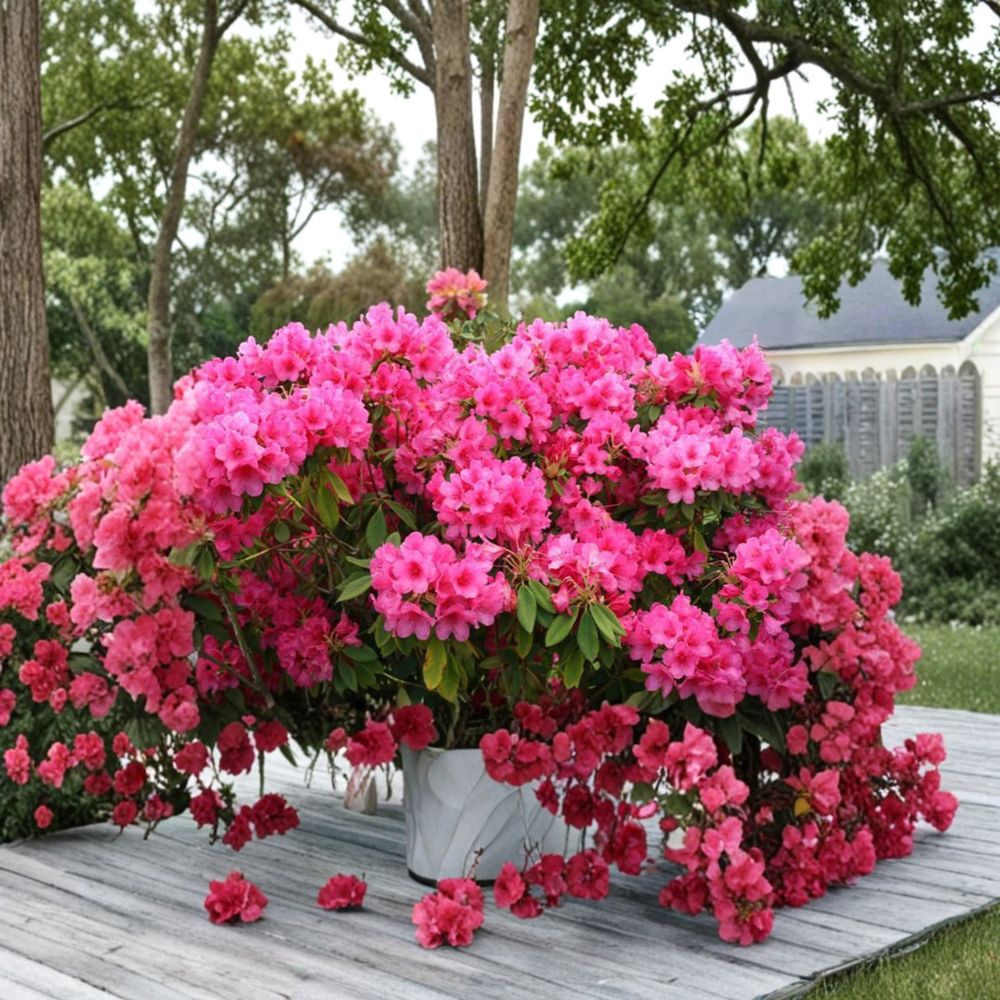 Rhododendron ‘Anna Rose Whitney’ Live Evergreen Shrub | Pink Blooming, Fast Growing, Hardy Landscape Plant