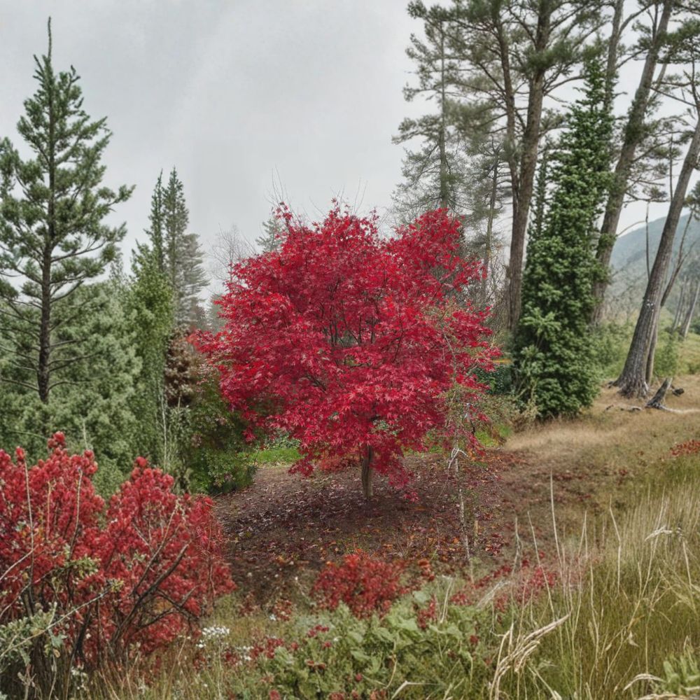 Acer palmatum ‘Emperor 1’ – Upright Red Emperor Japanese Maple Tree in #3 Container