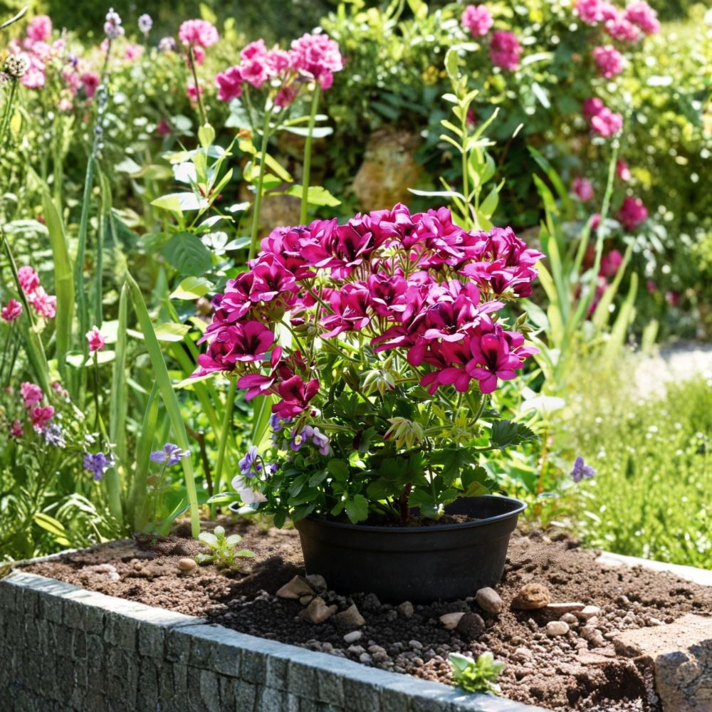 100 Geranium Seeds for Outdoor Gardens & Containers | Easy to Grow Ornamental Flowers