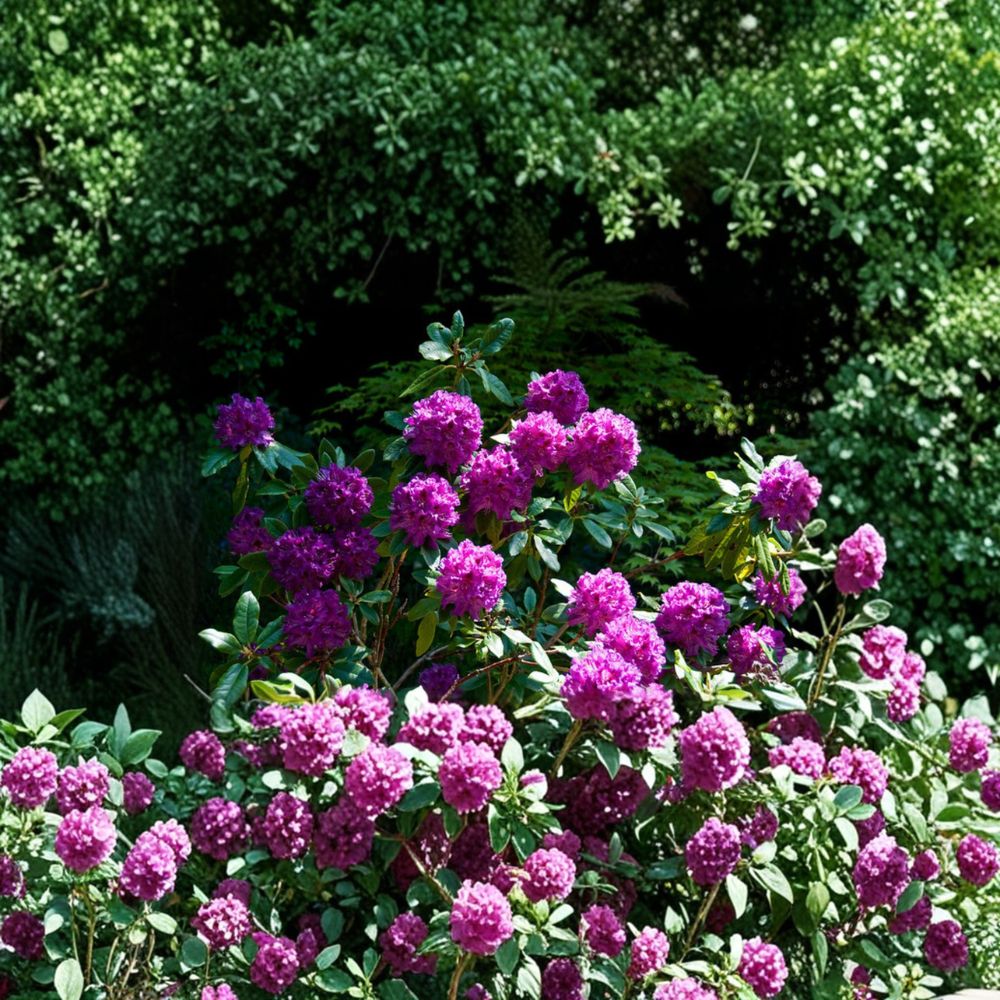 Rhododendron ‘Colonel Coen’ Live Evergreen Shrub with Purple Blooms | Hardy Landscape Rhododendron