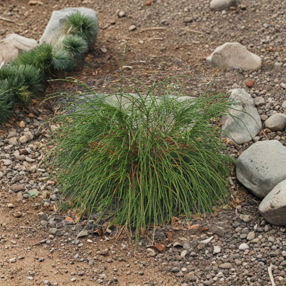 Thuja ‘Whipcord’ – Dwarf Weeping Western Red Cedar Evergreen Conifer in #1 Container