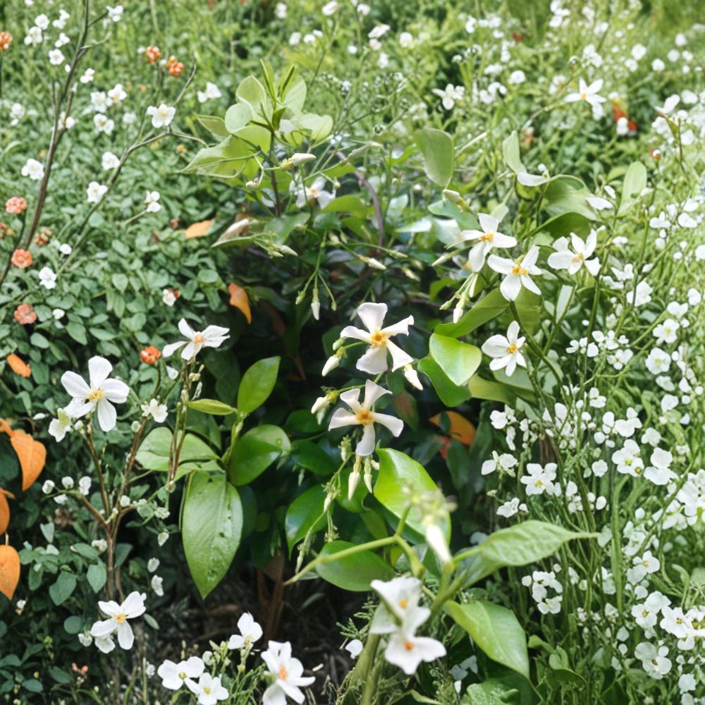 Asian Star Jasmine Live Plants – Trachelospermum asiaticum | Lot of 6 Evergreen Vines