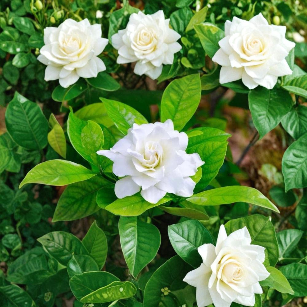 August Beauty Gardenia Live Plant – 12–16" Tall | Gardenia jasminoides | Fragrant White Blooms