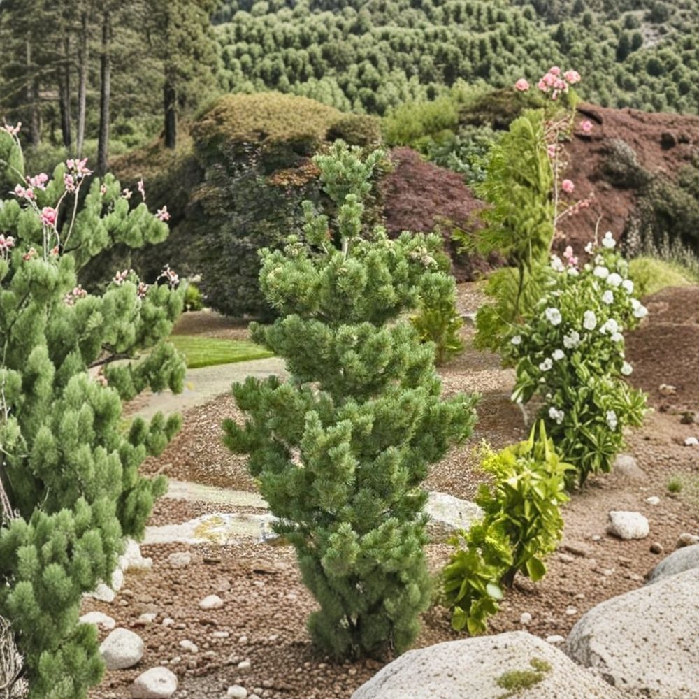 Koto Buki Japanese Black Pine – 8 Inch Tall Evergreen Conifer in 1 Gallon Pot