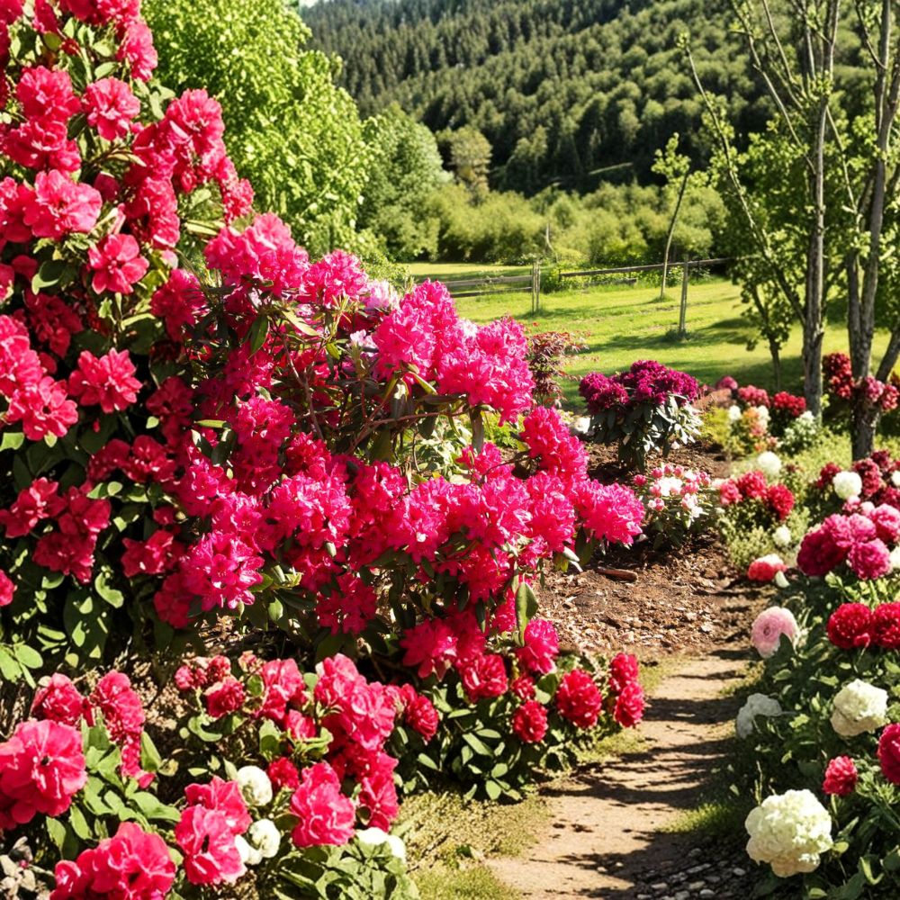 Rhododendron ‘Nova Zembla’ Live Evergreen Shrub | Red Blooming, Cold Hardy | #6 Container