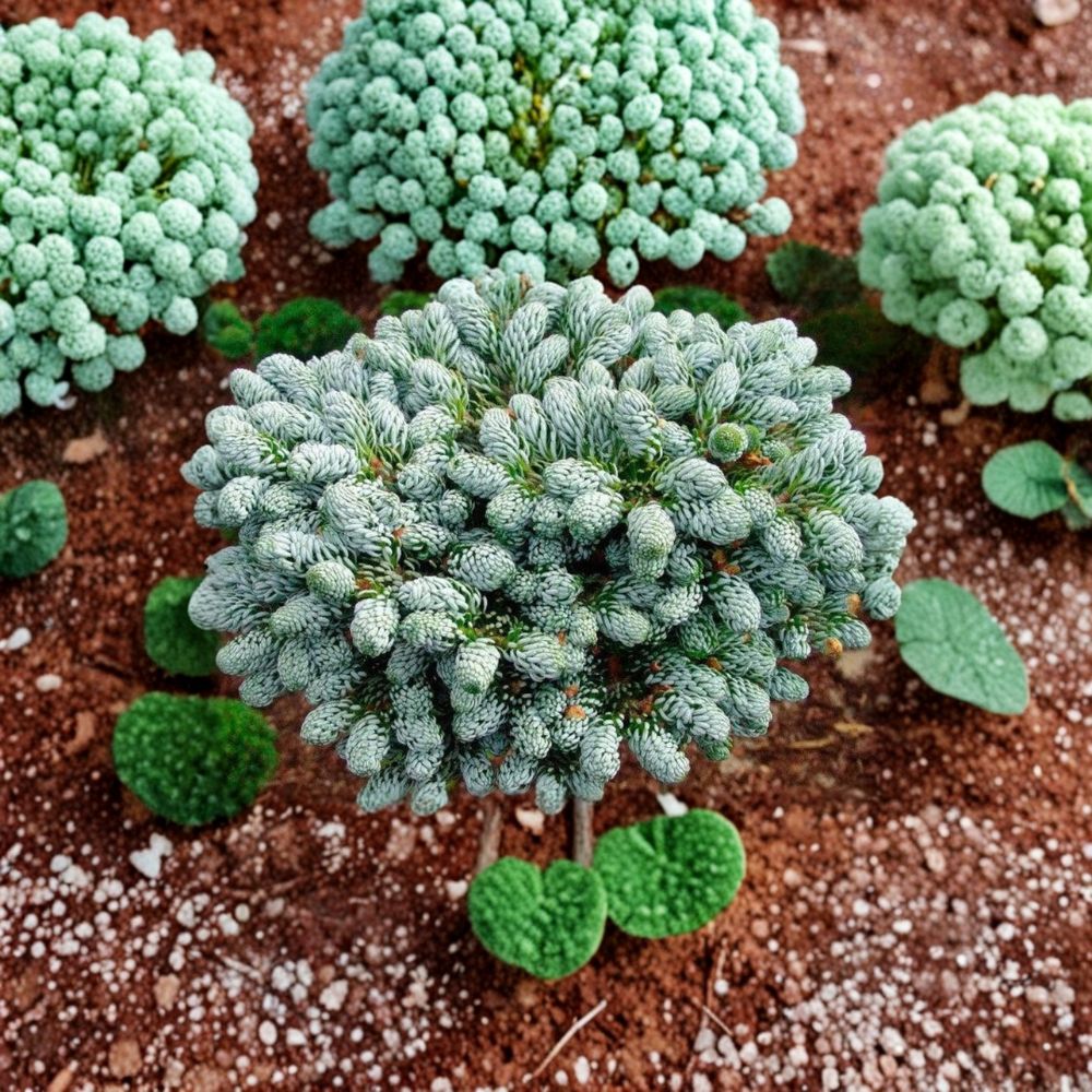 Abies koreana ‘Ice Breaker’ Live Dwarf Korean Fir | Silver Blue Evergreen Conifer | #1 Container Grown