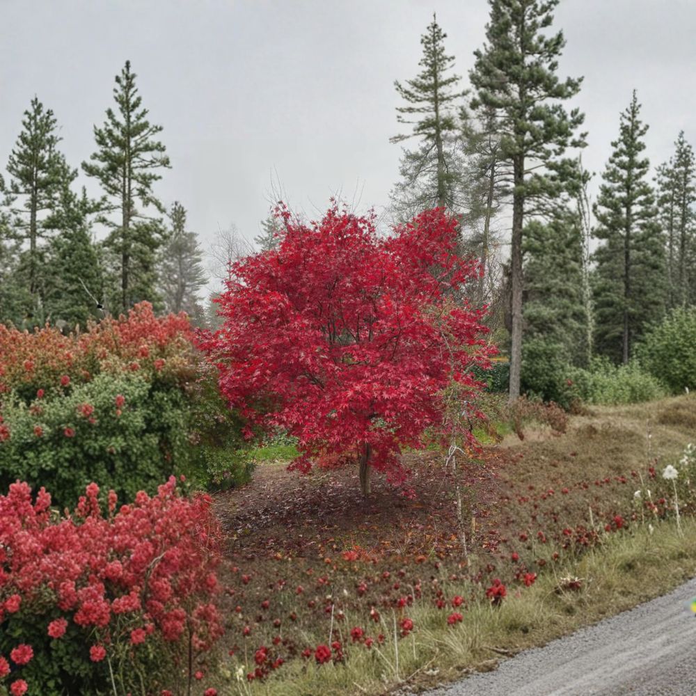 Acer palmatum ‘Emperor 1’ Live Japanese Maple | Red Emperor Ornamental Tree | #1 Container Grown