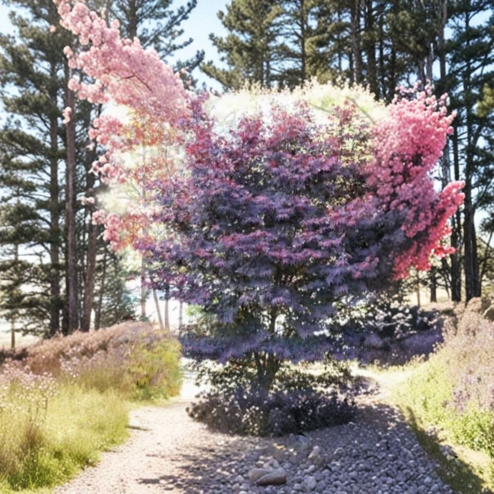 Acer palmatum ‘Lozita’ – Red Japanese Maple Live Tree | 18–30 Inches Tall | #3 Container