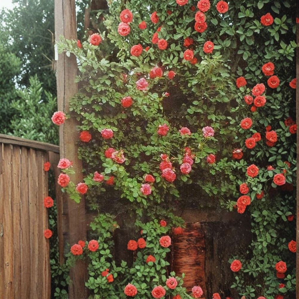 Climbing America Rose Live Plant | 2 Gallon Salmon Pink Climbing Rose