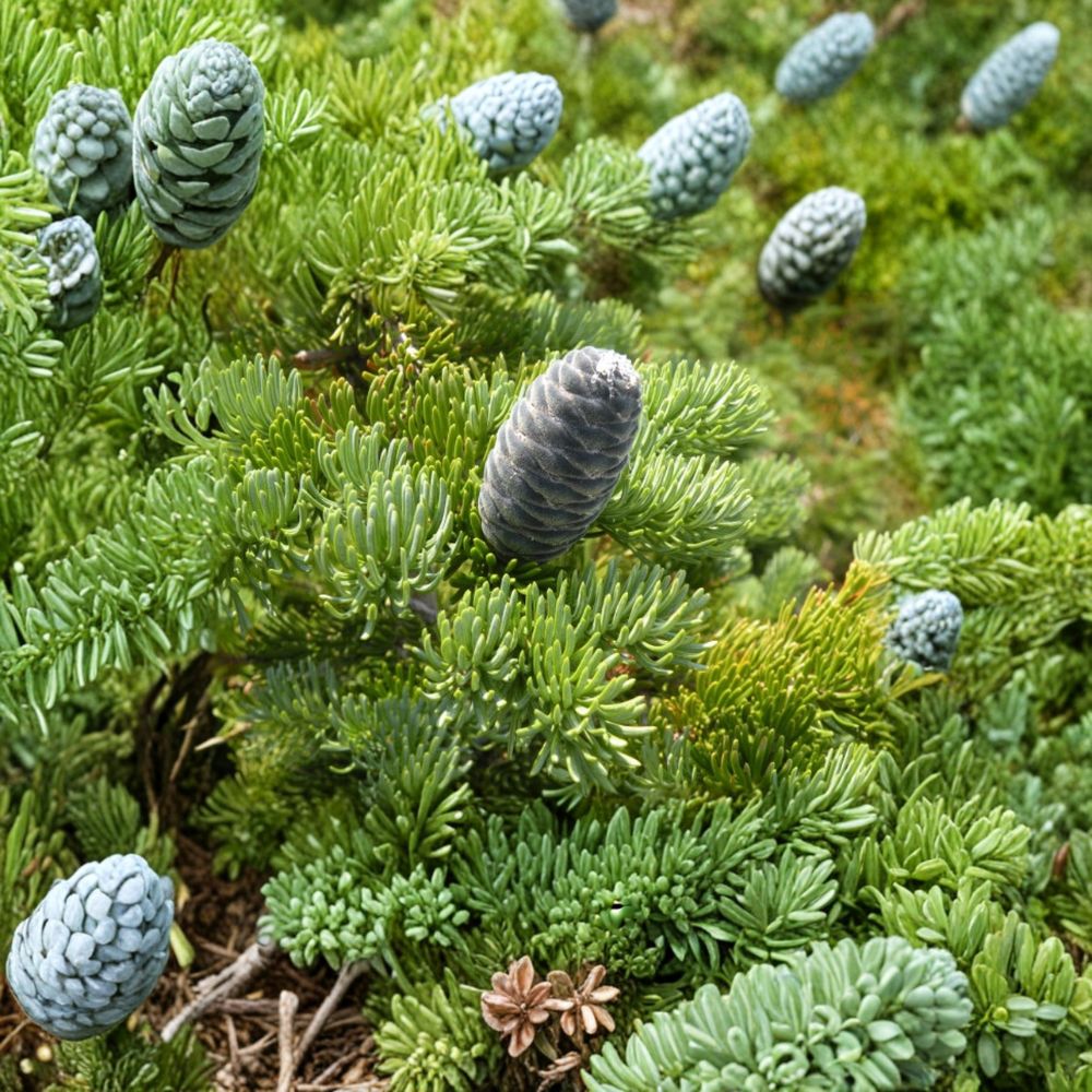 Subalpine Fir Live Evergreen Tree | 10 Inch Tall in 1 Gallon Pot | Abies lasiocarpa Native Mountain Fir