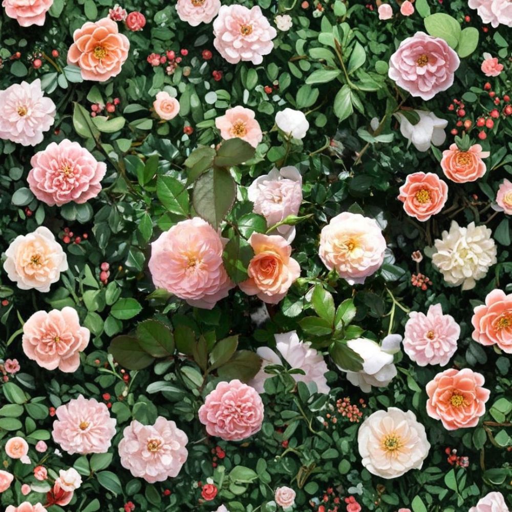Apricot Drift® Rose - 3 Gallon Rosa hybrida Live Plant | Disease Resistant Groundcover Rose