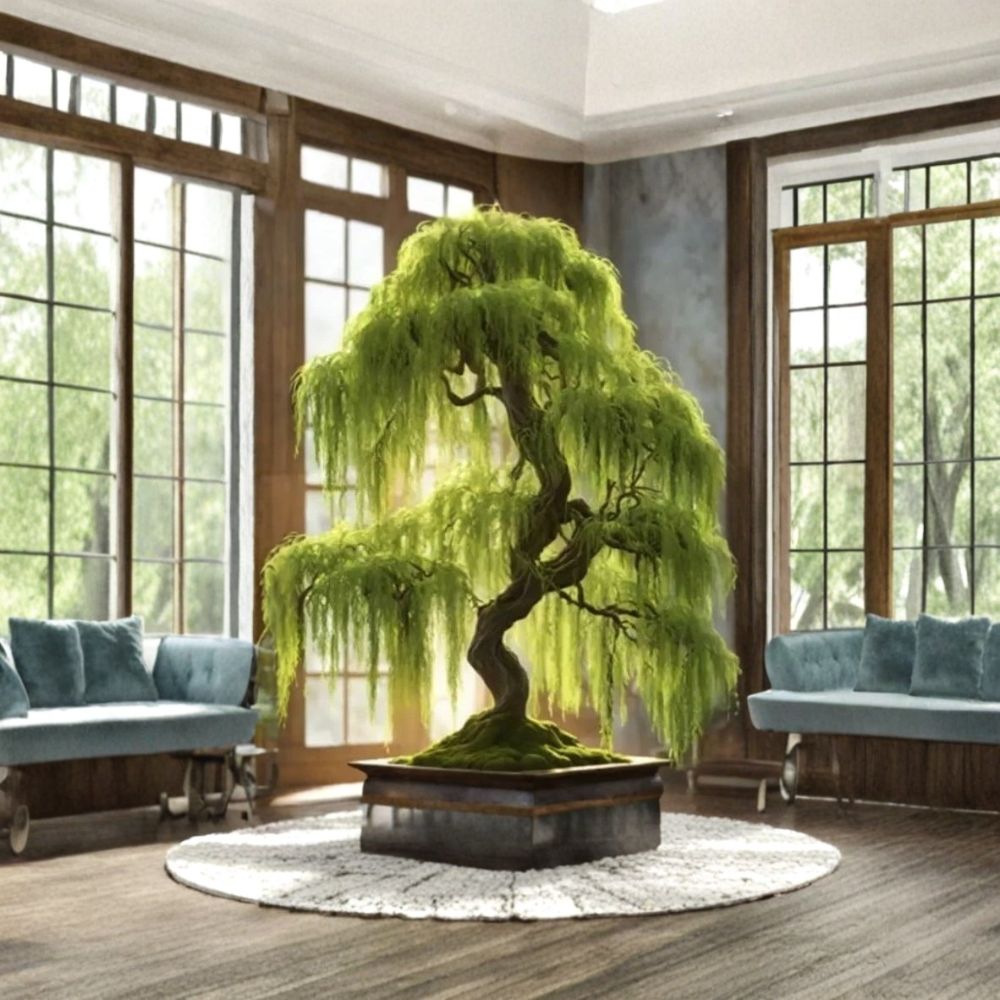 Dina Willow Bonsai Cutting Live Tree Starter Salix spp. Indoor Outdoor DIY Bare Root Plant