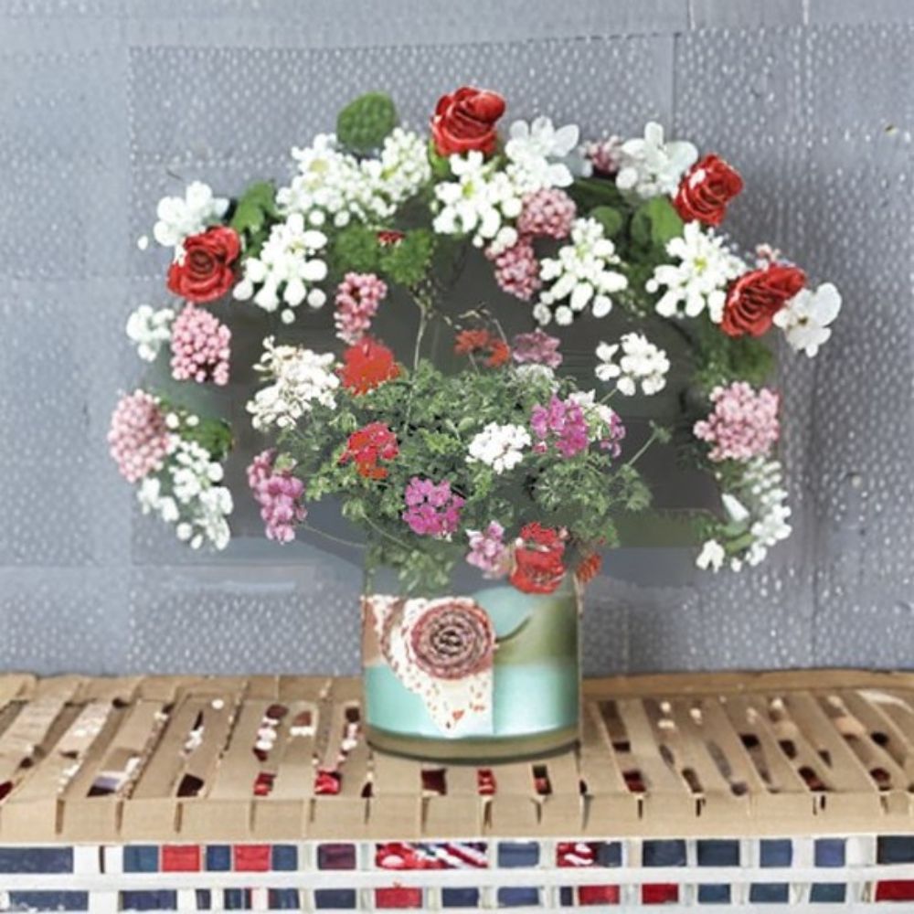 Geranium Tornado Mix Pelargonium Seeds - 100 Mixed Color Cascading Blooms
