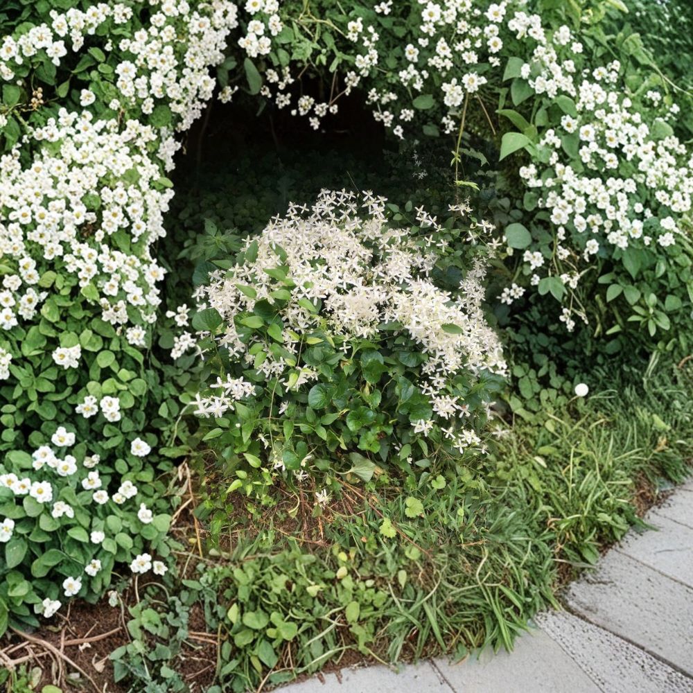 Carolina Jasmine Seeds – White Star Vine 200+ Pack | Fragrant Evergreen Climbing Plant