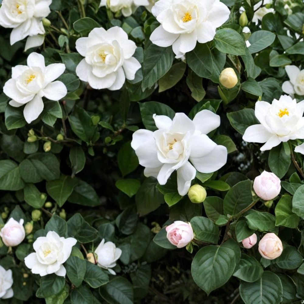 Gardenia ‘Veitchii’ Live Plant – Fragrant White Blooms, 3–4 Feet Tall Evergreen Shrub