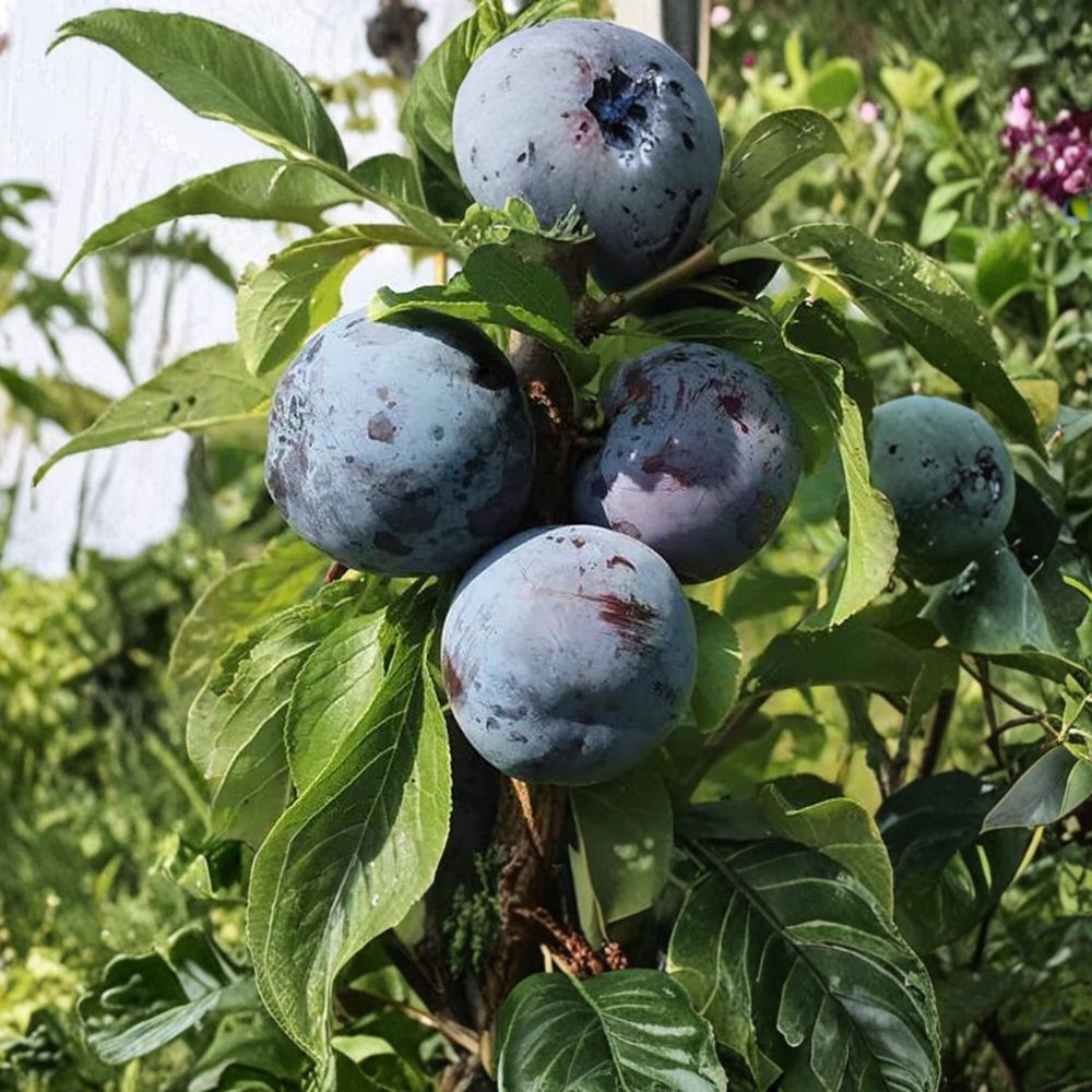 Catalina Plum Tree – Prunus salicina Live Plant | Large Sweet Japanese Plum | Productive Backyard Orchard Tree