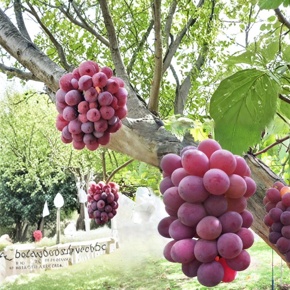 Benifuji Grape Vine – Vitis vinifera Bare Root | Sweet Japanese Red Table Grape
