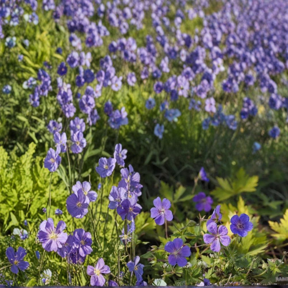 Blue Sunrise Blugold Geranium Seeds – 25+ Premium Flower Seeds for Pots & Borders | Easy to Grow | USA Shipping
