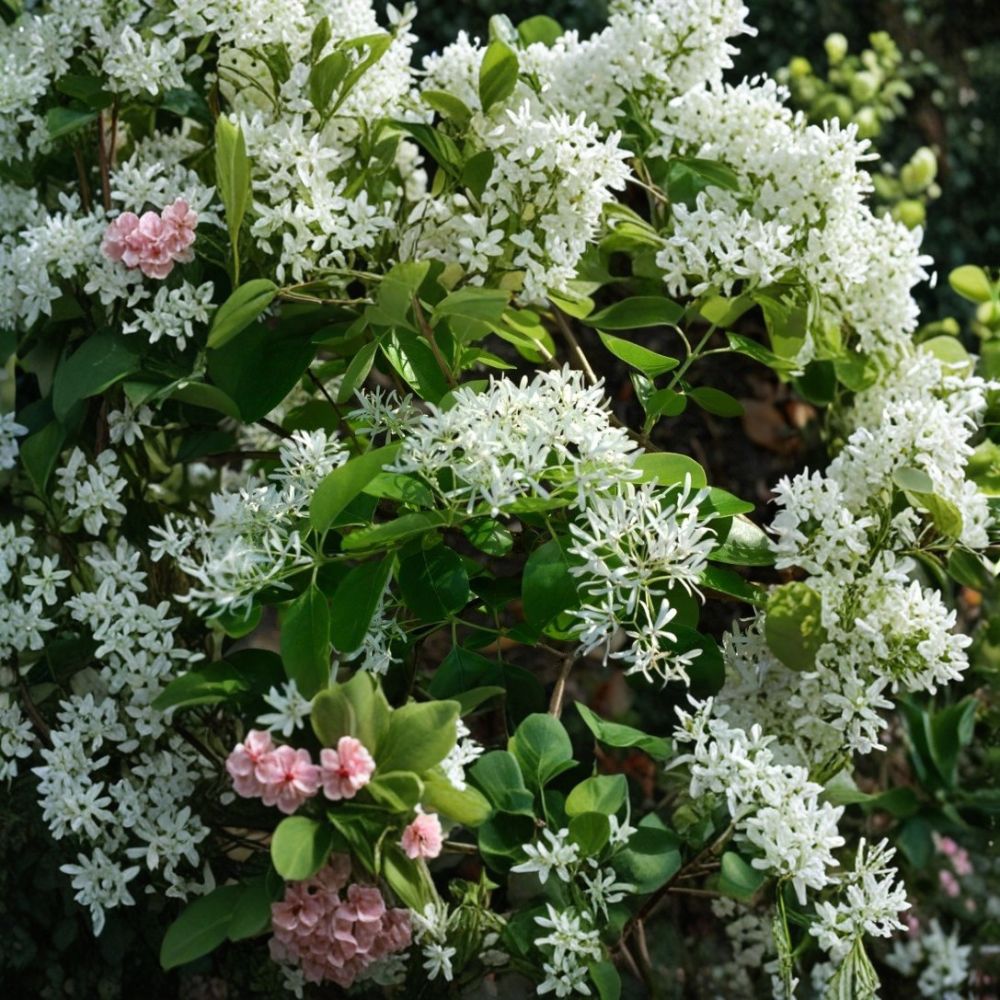 White Fringe Tree – Chionanthus virginicus Live Plant | 6–12 Inch in 4" Pot | Native Ornamental Tree