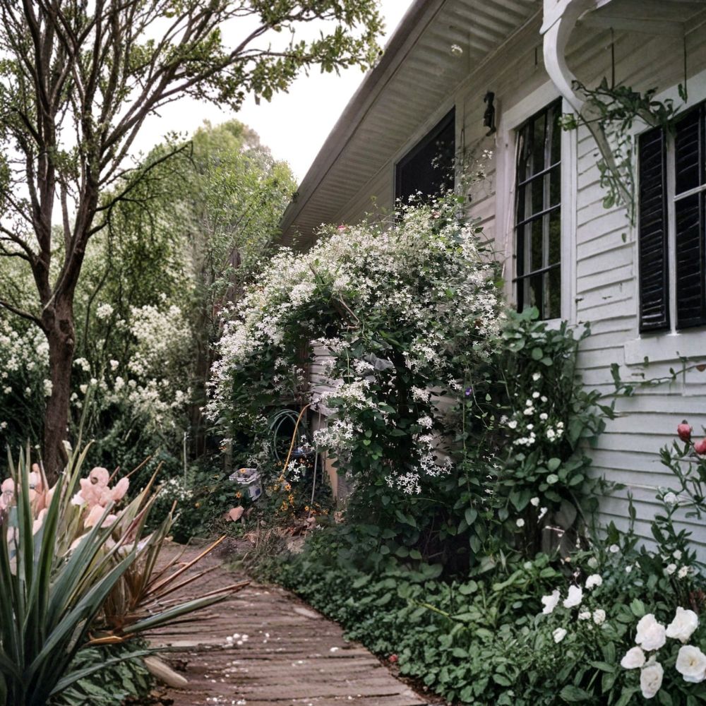 Carolina Jasmine Seeds White Star Vine 100+ Pack | Evergreen Climbing Plant for Outdoor Gardens