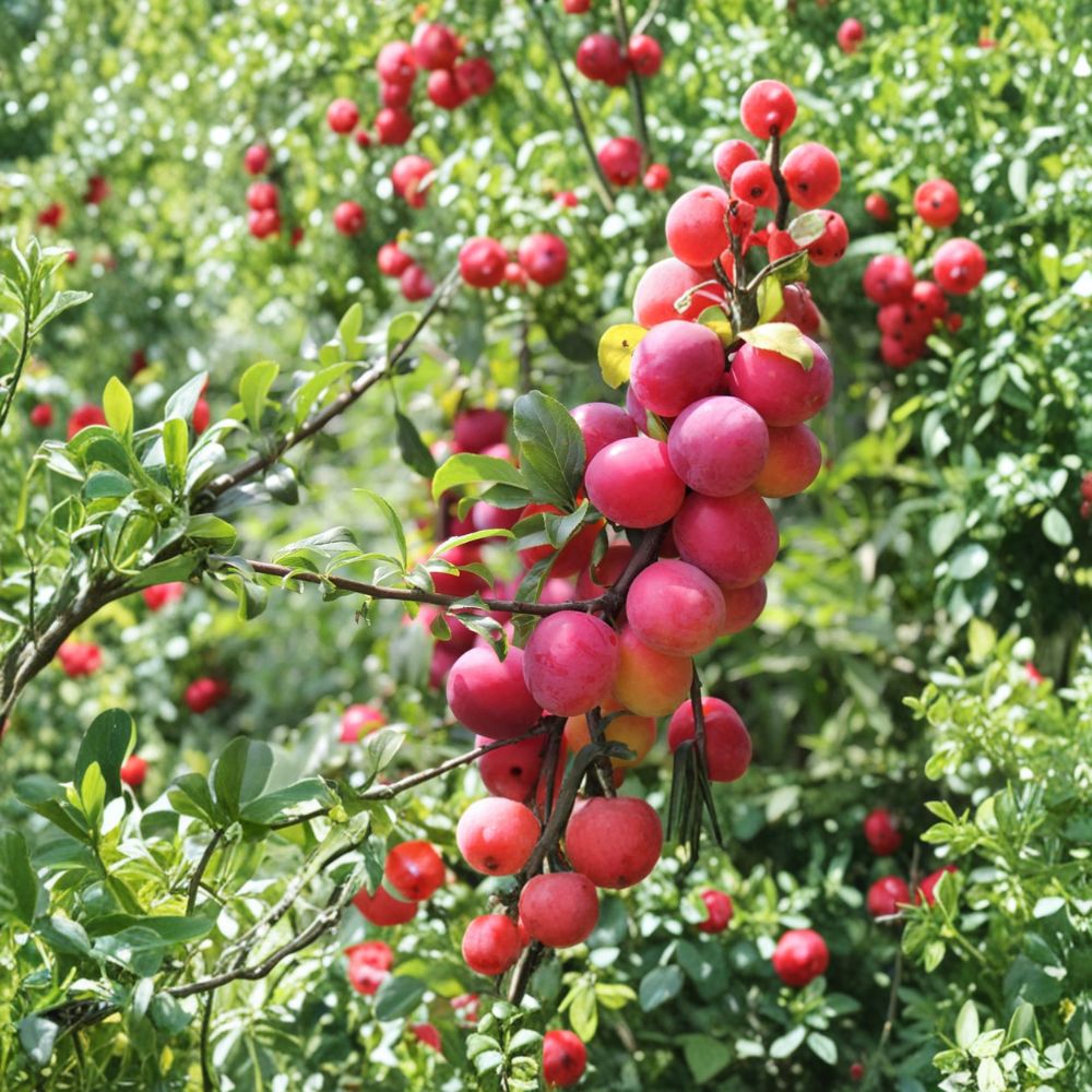American Plum Tree – Live Rooted Starter Plant | Edible Fruit Shrub | Zones 3–8