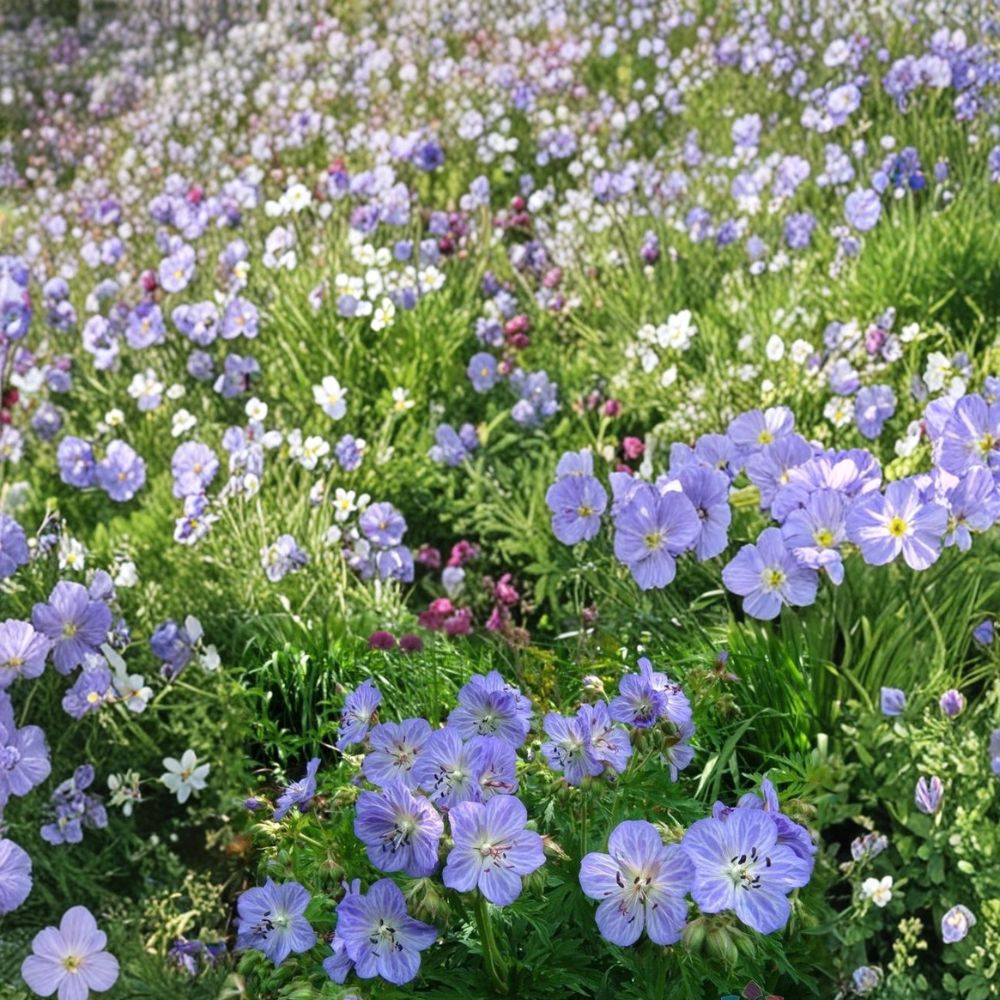 Mrs. Kendal Clark Geranium Seeds – 25+ Hardy Cranesbill Perennial Seeds